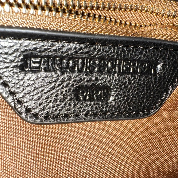 Jean Louis Scherrer VEGAN LEATHER large black studded tote - Picture 4 of 7